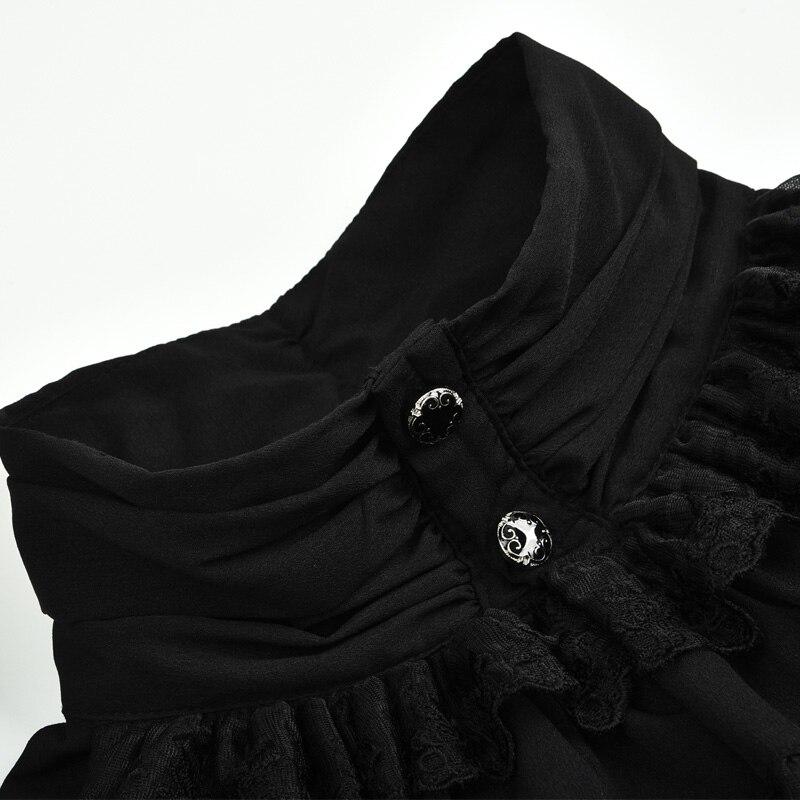 Camisa Medieval Hombre En Algodón Negro | Zetan Medieval